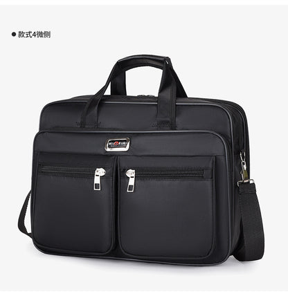 Manufacturer Wholesale Men's Large-Capacity Briefcase Business Trip Laptop Bag Portable Travel Bag Wear-Resistant Business Bag