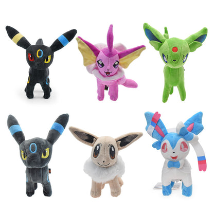 Pokemon Eevee Collection Plush Flareon Vaporeon Stuffed Doll Espeon Umbreon Glaceon Leafeon Sylveon plushies Xmas Gifts For Kids