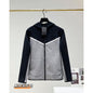 2024 Spring and Autumn Casual Sports Cotton Air Layer Hooded Zipper Cardigan Men's Jacket 490 Coat