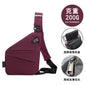 Right shoulder gun bag cross-border wholesale nylon chest bag men's lightweight simple large capacity messenger bag casual close-fitting shoulder bag