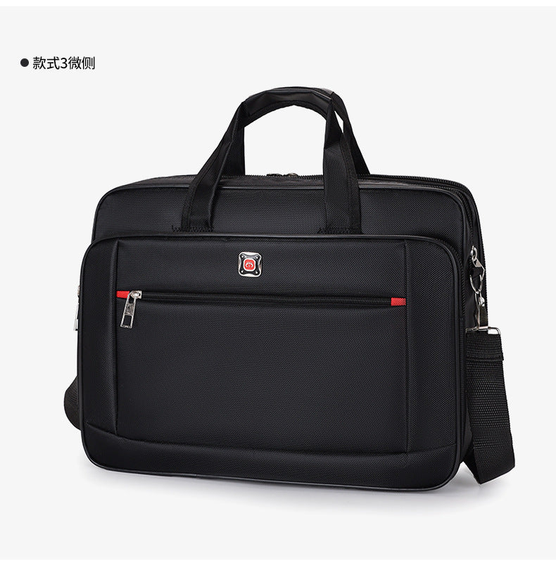 Manufacturer Wholesale Men's Large-Capacity Briefcase Business Trip Laptop Bag Portable Travel Bag Wear-Resistant Business Bag