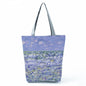 Factory Direct Sales Oil Painting Printed Shoulder Bag Large Capacity Casual Tote Bag Fashion Simple Handbag Customized with Pictures
