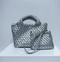 Cross-border Fashion Chain Bag Hand-woven Bag Women's Vegetable Basket Small Bag Han Feng Shoulder Bag Crossbody Bag