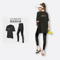 Sports suit Women's Yoga Fitness Clothes Running Gym Summer Breathable plus size chubby girl Belly Covering Slim Loose