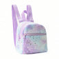 Foreign Trade Cross-border Hot-selling Backpack Women's Rainbow Multicolor PU Quilted Mini Backpack Fashion Casual High-end Sense Schoolbag