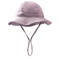 Ins Baby Pure Cotton Basin Hat European and American Anti-Sun Breathable Baby Fisherman Hat Pure Color Kidsren's Sun Hat Breathable Sun Protection