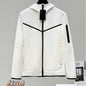 2024 Spring and Autumn Casual Sports Cotton Air Layer Hooded Zipper Cardigan Men's Jacket 490 Coat