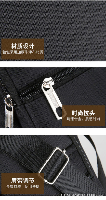 Waterproof Men Crossbody Bags Male Nylon Shoulder Bags Boy Messenger Bag Man Handbags For Travel Casual Large Satchel Grey Bags