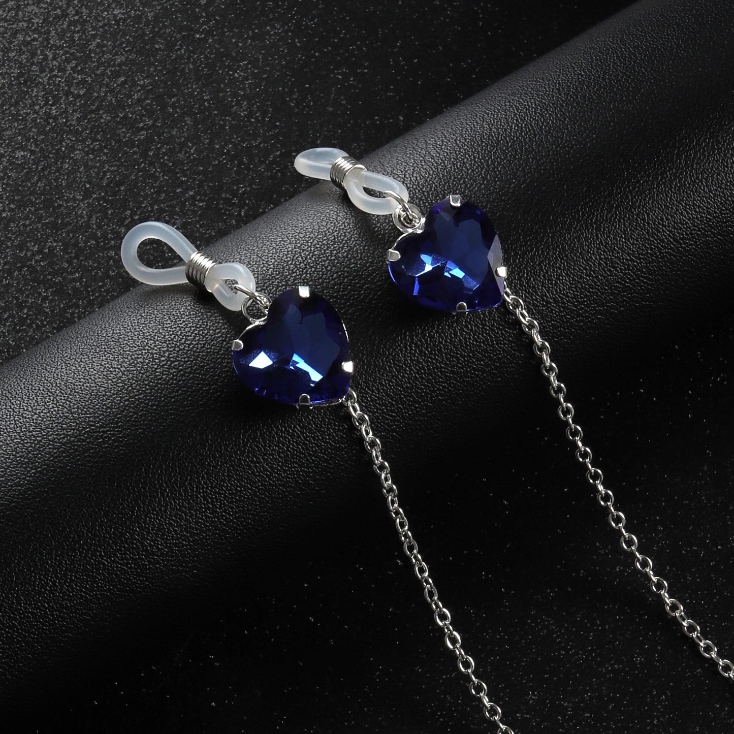 Cross-Border New Heart Crystal Pendant Nipple Chain Chest Chain European and American Sexy Nipple Clamp Body Chain Female Body Chain