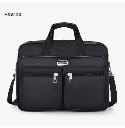 Manufacturer Wholesale Men's Large-Capacity Briefcase Business Trip Laptop Bag Portable Travel Bag Wear-Resistant Business Bag