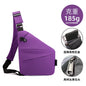 Right shoulder gun bag cross-border wholesale nylon chest bag men's lightweight simple large capacity messenger bag casual close-fitting shoulder bag