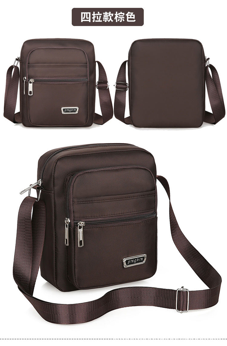 Waterproof Men Crossbody Bags Male Nylon Shoulder Bags Boy Messenger Bag Man Handbags For Travel Casual Large Satchel Grey Bags