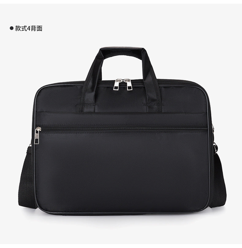 Manufacturer Wholesale Men's Large-Capacity Briefcase Business Trip Laptop Bag Portable Travel Bag Wear-Resistant Business Bag