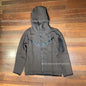 2024 Spring and Autumn Casual Sports Cotton Air Layer Hooded Zipper Cardigan Men's Jacket 490 Coat