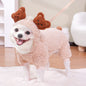 Cross-Border Pet Dog Clothes, Cat Autumn and Winter Four-Legged Cotton Coat, Cartoon Transformation Clothing, Cat Clothing, Dog Clothing Supplies