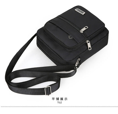 Waterproof Men Crossbody Bags Male Nylon Shoulder Bags Boy Messenger Bag Man Handbags For Travel Casual Large Satchel Grey Bags