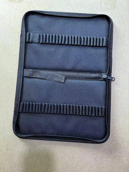 Art Sketch Pen Bag 36/48/72/120 Holes Foldable Zipper Style Pen Roll Colored Pencil Storage Bag Manufacturer Supply