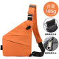 Right shoulder gun bag cross-border wholesale nylon chest bag men's lightweight simple large capacity messenger bag casual close-fitting shoulder bag