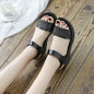 New Summer Flat Women's Shoes for Middle-Aged Women, Mid-Heel 2026 Women's Wedge Sandals for Summer, Mom Sandals with Soft and Thick Soles, Comfortable
