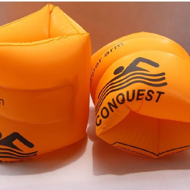 Adult inflatable arm children large water sleeve double airbag set arm children universal learning swimming aids