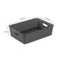 Storage Basket Simple Office Supplies Plastic Storage Basket Desktop Sundries Storage Frame Living Room Study Snack Organize Basket