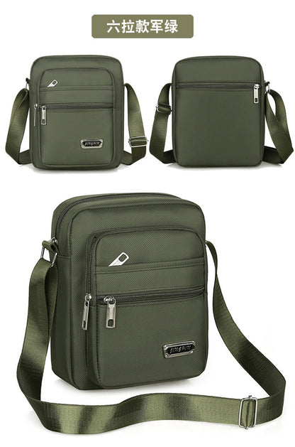 Waterproof Men Crossbody Bags Male Nylon Shoulder Bags Boy Messenger Bag Man Handbags For Travel Casual Large Satchel Grey Bags