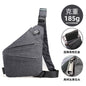 Right shoulder gun bag cross-border wholesale nylon chest bag men's lightweight simple large capacity messenger bag casual close-fitting shoulder bag