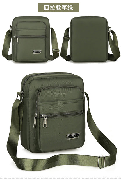 Waterproof Men Crossbody Bags Male Nylon Shoulder Bags Boy Messenger Bag Man Handbags For Travel Casual Large Satchel Grey Bags