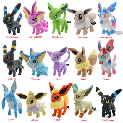Pokemon Eevee Collection Plush Flareon Vaporeon Stuffed Doll Espeon Umbreon Glaceon Leafeon Sylveon plushies Xmas Gifts For Kids
