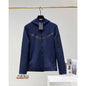 2024 Spring and Autumn Casual Sports Cotton Air Layer Hooded Zipper Cardigan Men's Jacket 490 Coat