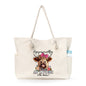 Feihong Cross-Border Large-Capacity Beach Bag Women's Bag Armpit Shoulder Bag Simple and Versatile Casual Storage Canvas Bag