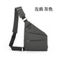 Right shoulder gun bag cross-border wholesale nylon chest bag men's lightweight simple large capacity messenger bag casual close-fitting shoulder bag
