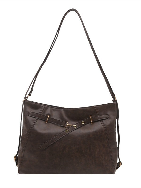 Maillard Vintage Backpack Women's Autumn and Winter 2024 New Fashionable Tote Bag Casual Large Capacity Backpack