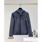 2024 Spring and Autumn Casual Sports Cotton Air Layer Hooded Zipper Cardigan Men's Jacket 490 Coat