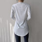 Spring and Summer Long Hip Covering Slimming Style Beautiful Back Breathable Yoga Suit Long Sleeve Running Fitness Sportswear T-shirt for Women