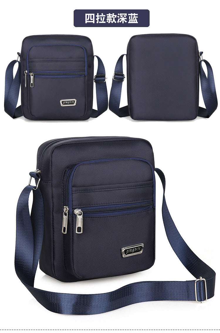 Waterproof Men Crossbody Bags Male Nylon Shoulder Bags Boy Messenger Bag Man Handbags For Travel Casual Large Satchel Grey Bags