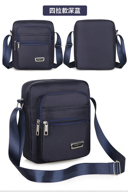 Waterproof Men Crossbody Bags Male Nylon Shoulder Bags Boy Messenger Bag Man Handbags For Travel Casual Large Satchel Grey Bags