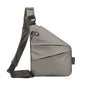 Right shoulder gun bag cross-border wholesale nylon chest bag men's lightweight simple large capacity messenger bag casual close-fitting shoulder bag