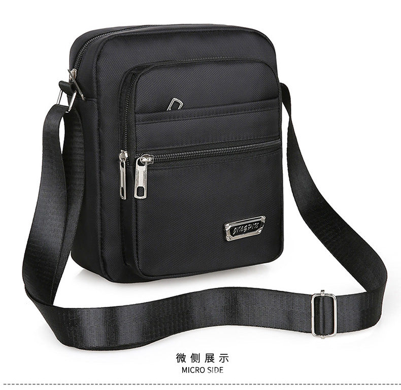 Waterproof Men Crossbody Bags Male Nylon Shoulder Bags Boy Messenger Bag Man Handbags For Travel Casual Large Satchel Grey Bags