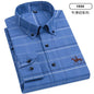 New 100% Cotton Men's Shirt Oxford Casual Shirt Men's Long-Sleeved Embroidered Spot Distribution Drop Shipping