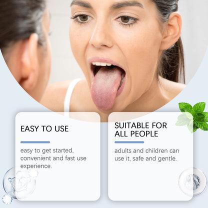 Tongue Cleaning Gel Set Bad Breath Inhibit Oral Bacteria Long Lasting Freshness Home Mouth Odor Eliminator Paste Toothbrush Kit