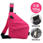 Right shoulder gun bag cross-border wholesale nylon chest bag men's lightweight simple large capacity messenger bag casual close-fitting shoulder bag