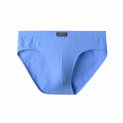 Carefully Selected Pure Cotton Men's Underwear Plus Size Briefs Breathable Sweat-Absorbent Middle-Aged and Elderly Cotton Briefs Men's Wholesale