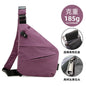 Right shoulder gun bag cross-border wholesale nylon chest bag men's lightweight simple large capacity messenger bag casual close-fitting shoulder bag