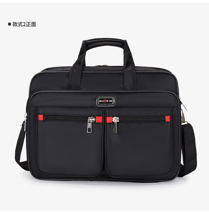 Manufacturer Wholesale Men's Large-Capacity Briefcase Business Trip Laptop Bag Portable Travel Bag Wear-Resistant Business Bag