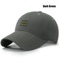 4 Colors New Fashion Soft Top Baseball Cap Outdoor Sport Casual Cotton Snapback Hats For Men and Women Three Bars Dad Hat Design