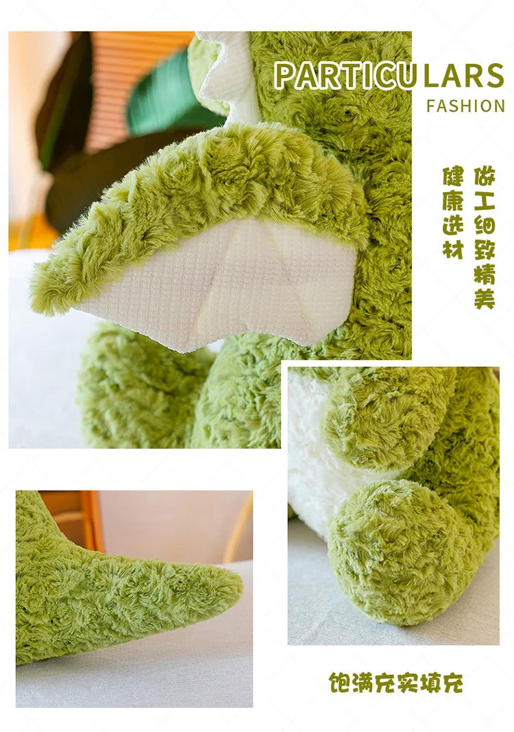 22-60CM Cute Pterodactyl Flying Dragon Doll Dinosaur with Wings Plush Toy Bed Pillow Sleeping Companion Soothing Gift for Kid