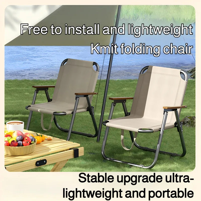 Picnic Beach Folding Chair, Ultra-Lightweight Portable Camping Fishing Seat, Outdoor Compact Durable Chair,Comfortable Practical