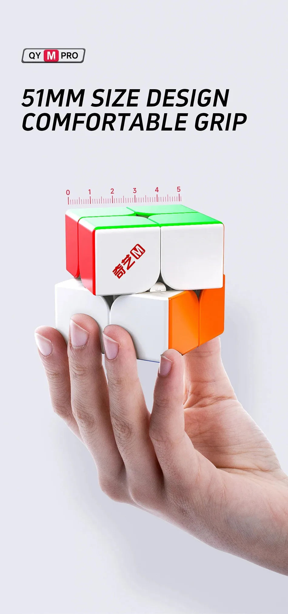 QiYi M Pro Series 2x2 3x3 4x4 Pyramid Magnetic Magic Cube Professional Speed Cubes Education Puzzle  Cubo Magico Toys Gifts