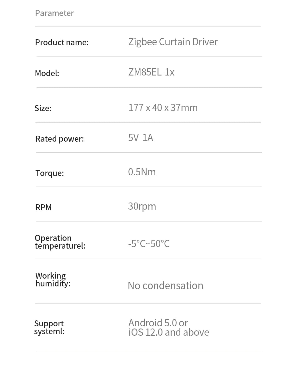 Zemismart Zigbee Smart Roller Shade Driver Electric Blinds Motor Power By Battery Works with Tuya Alexa Google Home Yandex Voice